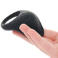 Bang! Vibrating Silicone Cock Ring in Black