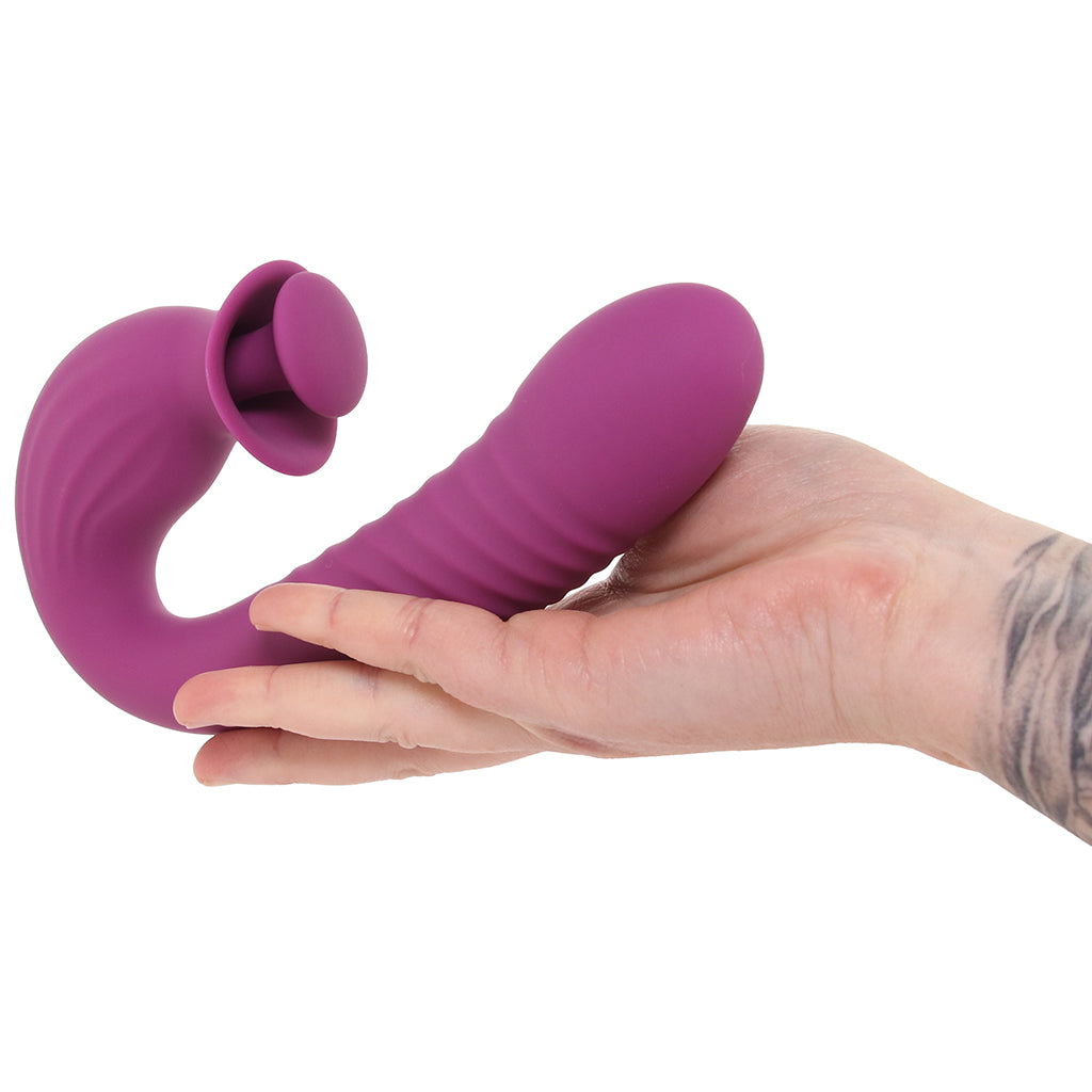 Deep Ecstasy G-Spot Thrusting Vibe PinkCherry Deep Ecstasy G-Spot Thrusting Vibe PinkCherry