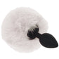Tailz Fluffy Bunny Tail Silicone Plug in White