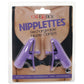 Nipplettes Vibrating Nipple Clamps in Purple