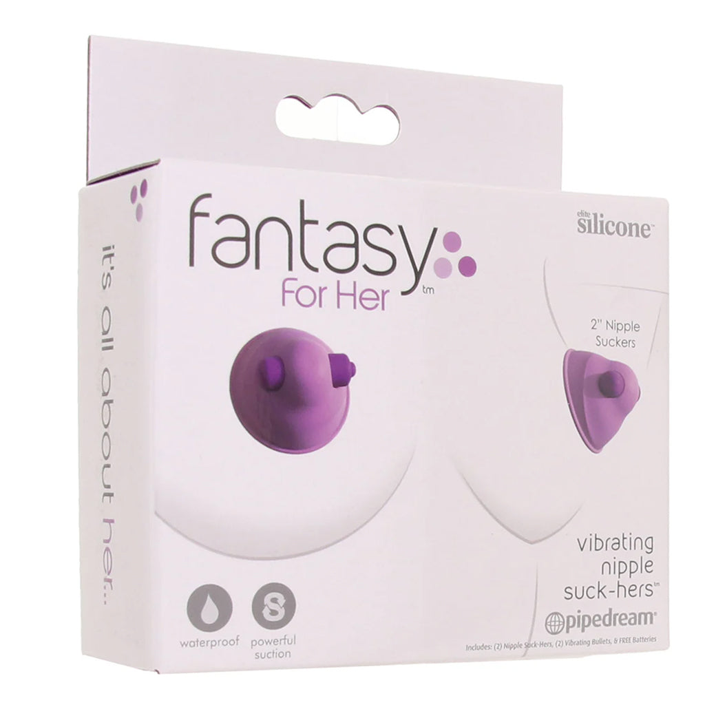 Fantasy For Her Vibrating Nipple Suck-Hers in Purple PinkCherry Fantasy For Her Vibrating Nipple Suck-Hers in Purple PinkCherry