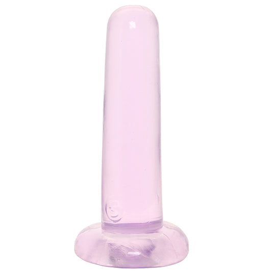 RealRock 5 Inch Straight Dildo in Purple