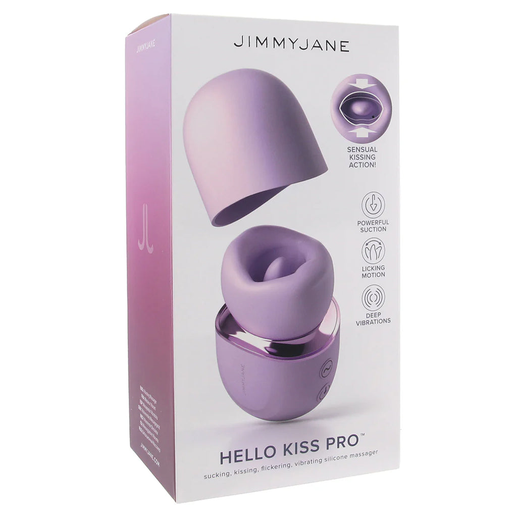 JimmyJane Hello Kiss Pro Stimulator PinkCherry JimmyJane Hello Kiss Pro Stimulator PinkCherry