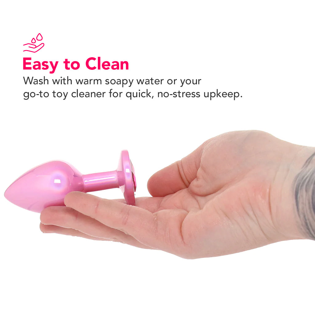 Ouch! Paris Collection Metal Anal Plug Set in Pink PinkCherry Ouch! Paris Collection Metal Anal Plug Set in Pink PinkCherry