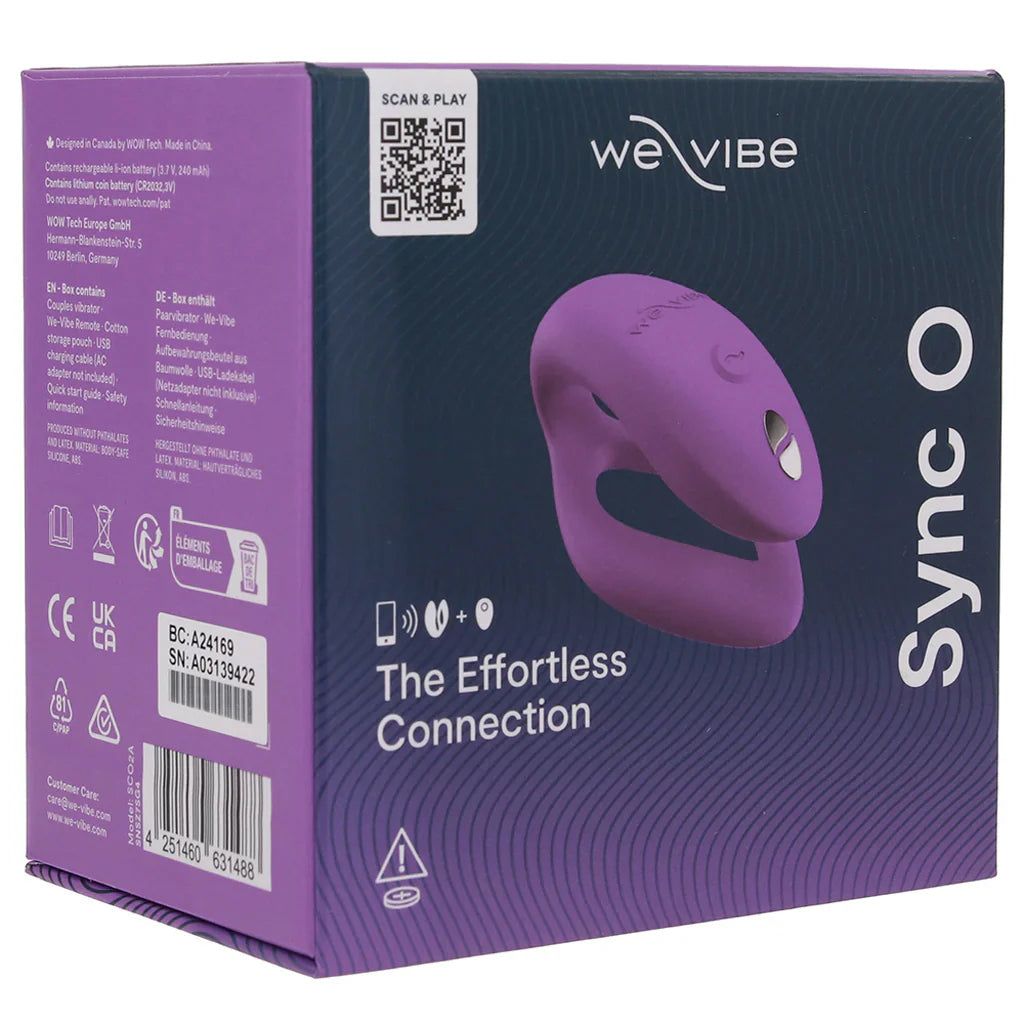 We-Vibe Sync O Expanding Couples Vibe in Purple PinkCherry We-Vibe Sync O Expanding Couples Vibe in Purple PinkCherry
