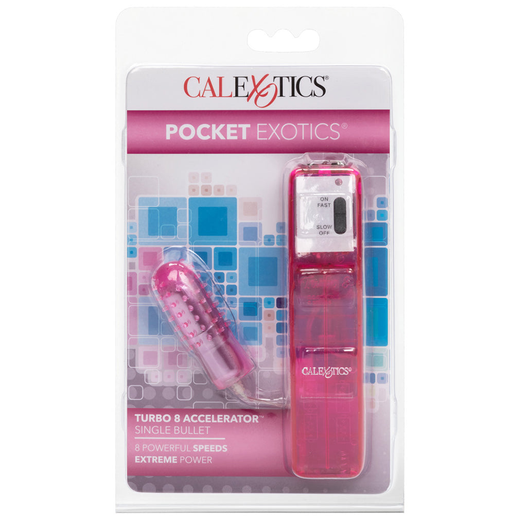 Turbo 8 Accelerator Bullet Vibe in Pink PinkCherry Turbo 8 Accelerator Bullet Vibe in Pink PinkCherry