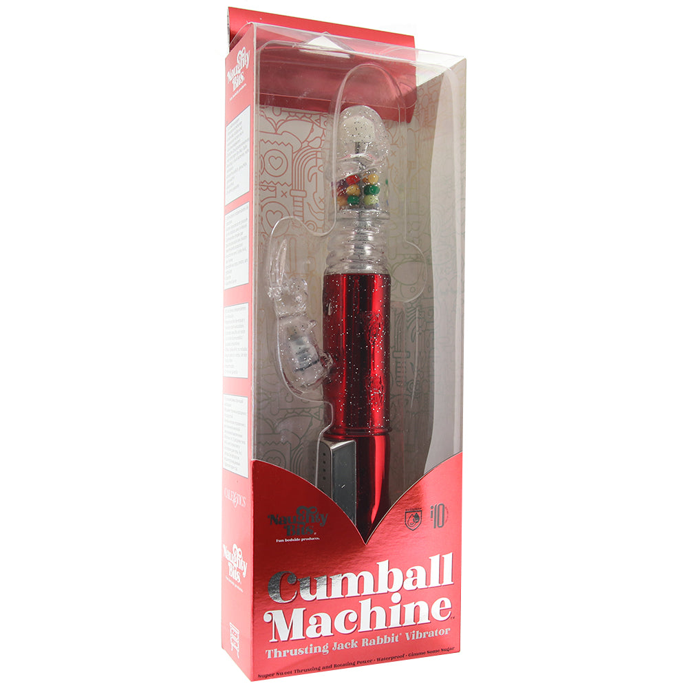 Naughty Bits Cumball Machine Rabbit Vibe PinkCherry Naughty Bits Cumball Machine Rabbit Vibe PinkCherry