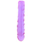 Reflective Gel 7.5 Inch Jr. Dildo in Purple