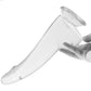 King Cock 10 Inch Smooth Ballsy Dildo in Clear