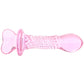 Icicles No. 82 Glass Dildo in Pink