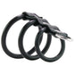 Blue Line 3 Ring Silicone Gates of Hell with Leash Lead