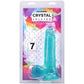 Crystal Jellies 7 Inch Realistic Cock with Balls in Teal