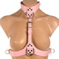 Master Series Vixen Chest Harness in Pink