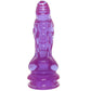Crystal Jellies 8.5 Inch Invader Dildo in Purple