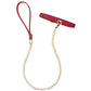 Temptasia Andor Silicone Collar & Leash in Red