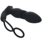 Ass-Sation Thrusting Power Plug with Dual Ring in Black