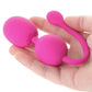 Dual Rechargeable Silicone Kegel Balls in Pink