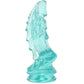Crystal Jellies 8.5 Inch Invader Dildo in Teal