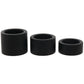 Alpha Liquid Silicone Stamina 3 Piece Cock Ring Set