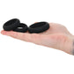 LEVELZ 3 Piece Wide O Cock Ring Set in S-L