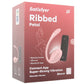 Satisfyer Ribbed Petal Wearable Vibe in Rose