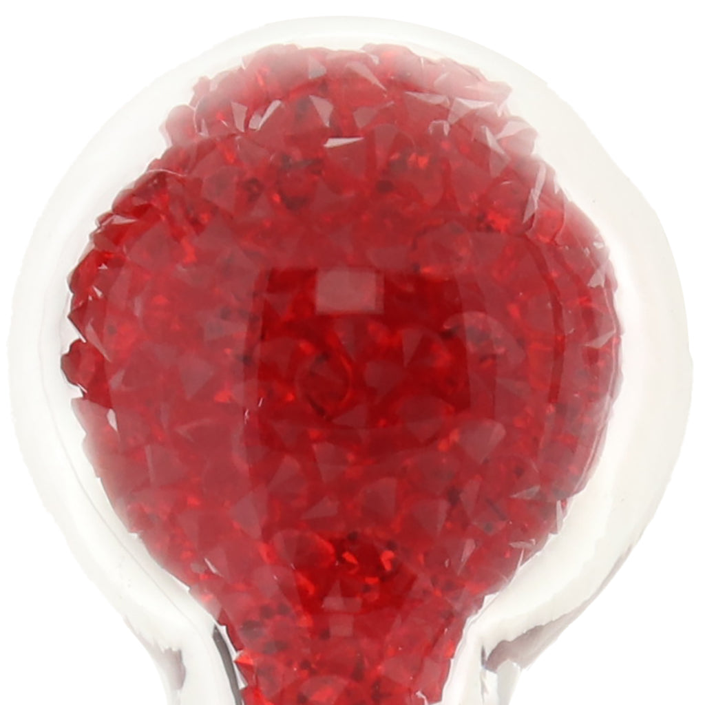 Oh My Gem Lustre Glass Butt Plug in Red PinkCherry Oh My Gem Lustre Glass Butt Plug in Red PinkCherry