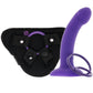 b-Vibe Vibrating Curved Strap-On Set
