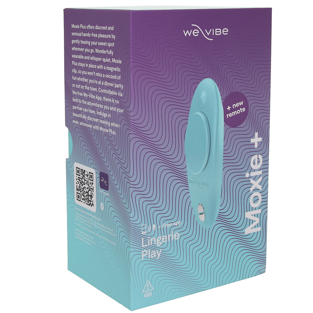 We-Vibe Moxie+ Wearable Clitoral Vibe in Aqua – PinkCherry