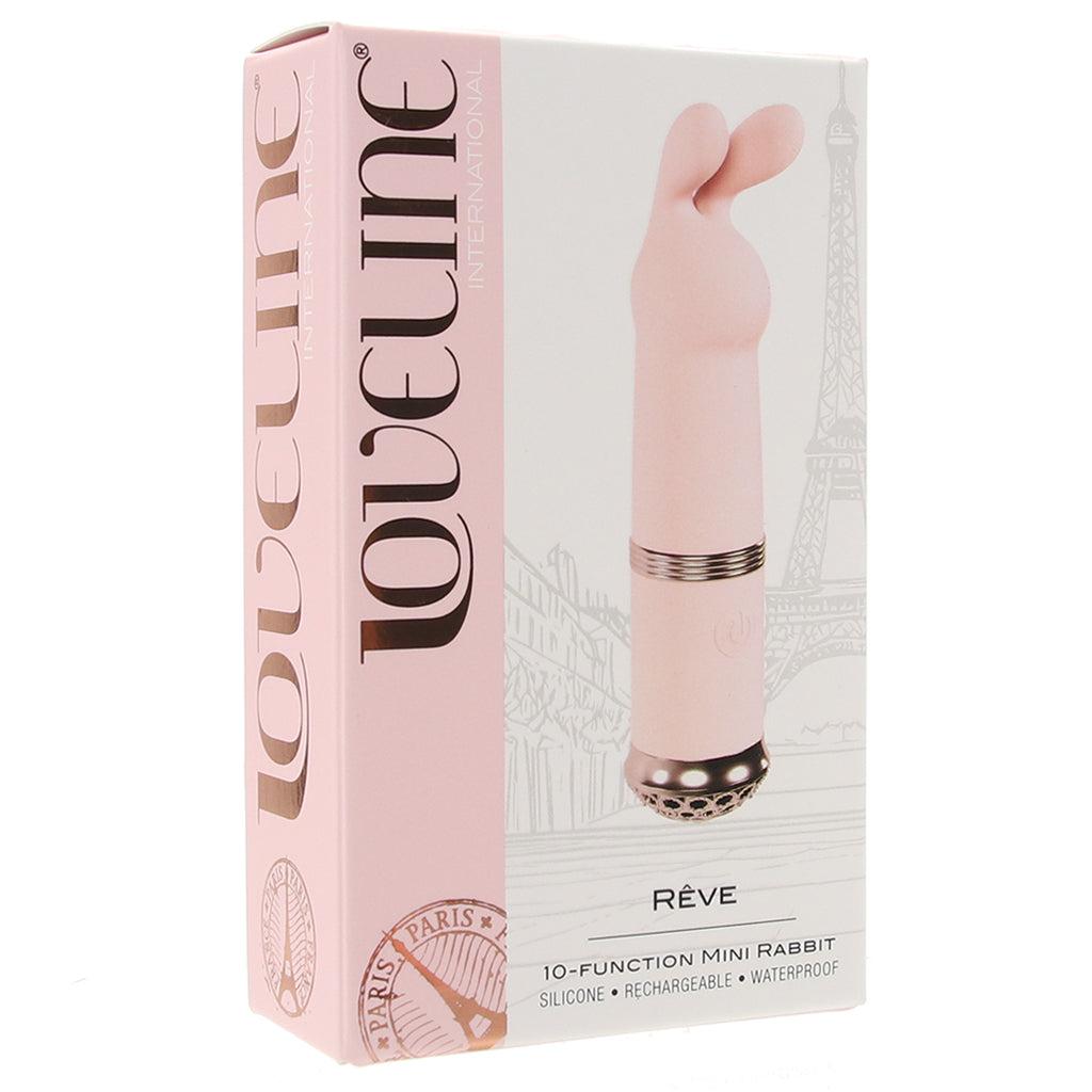 Loveline Reve Mini Rabbit Vibe PinkCherry Loveline Reve Mini Rabbit Vibe PinkCherry