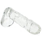 Clarity Seraphic Opus Realistic Ballsy Glass Dildo