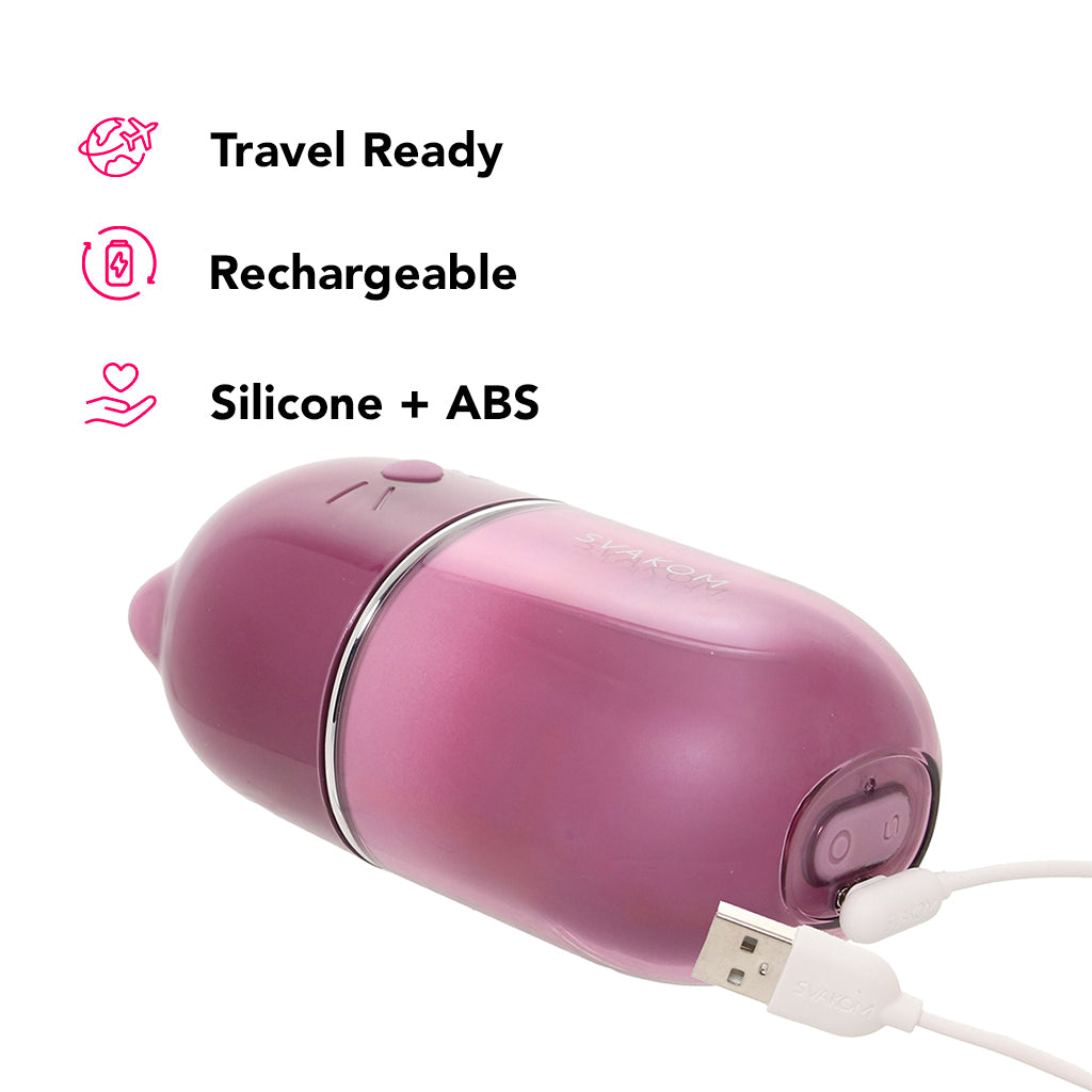 Klitty Dual-Action Licking & Suction Stimulator PinkCherry Klitty Dual-Action Licking & Suction Stimulator PinkCherry