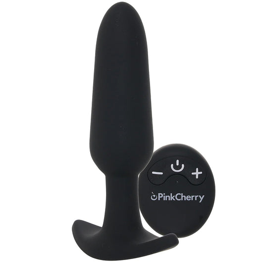 PinkCherry Remote Control Vibrating Butt Plug