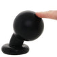 The Classic Round 3 Piece Butt Plug Set in Black