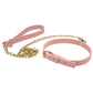 Temptasia Ardor Silicone Collar & Leash in Pink