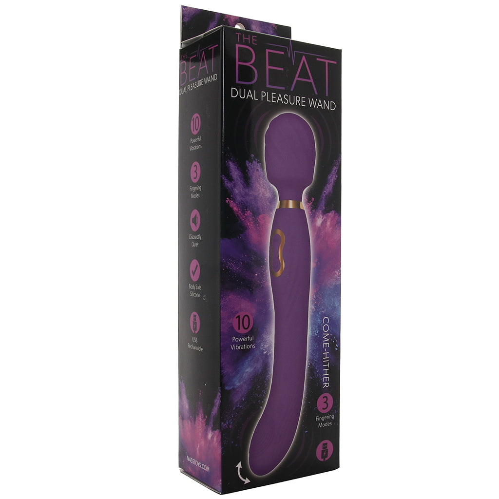 The Beat Dual Pleasure Wand PinkCherry The Beat Dual Pleasure Wand PinkCherry