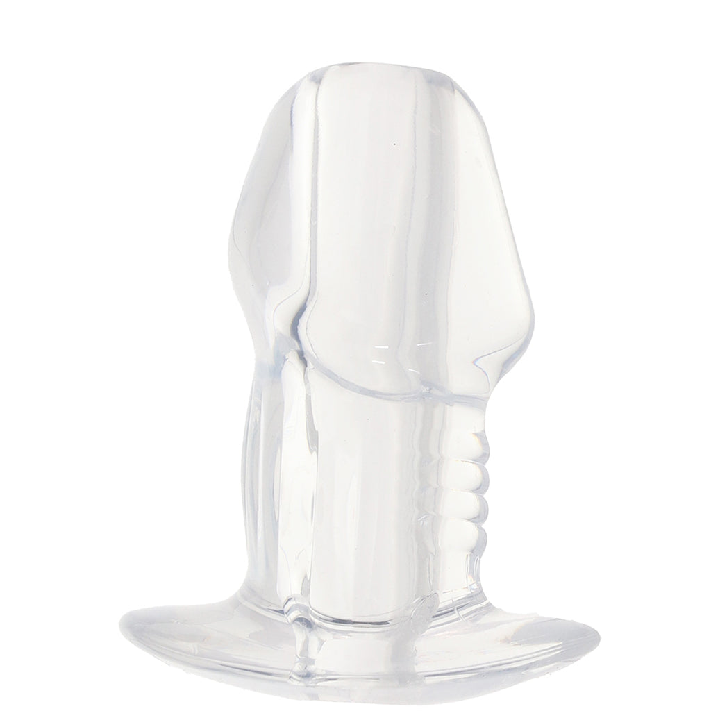 Master Series Dicked Hollow Anal Plug in Small