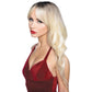 Margot Wavy Wig with Bangs in Platinum Blonde & Black