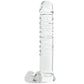 Clarity Seraphic Serenade Ballsy Glass Dildo