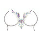 Le Désir Tie Dye Kiss Garterbelt & Chest Bling