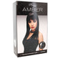 Amber Straight Wig with Bangs in Black