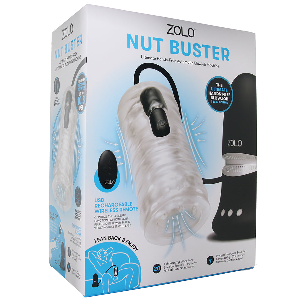 Zolo Nut Buster Hands-Free Auto Blowjob Machine PinkCherry Zolo Nut Buster Hands-Free Auto Blowjob Machine PinkCherry