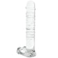 Clarity Seraphic Serenade Ballsy Glass Dildo
