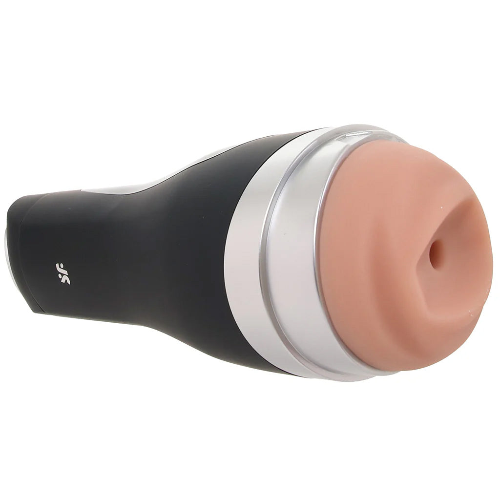 Satisfyer Men Classic Silver Masturbator PinkCherry Satisfyer Men Classic Silver Masturbator PinkCherry