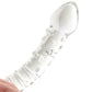 Clarity Celestial Bliss Swirly Glass Dildo