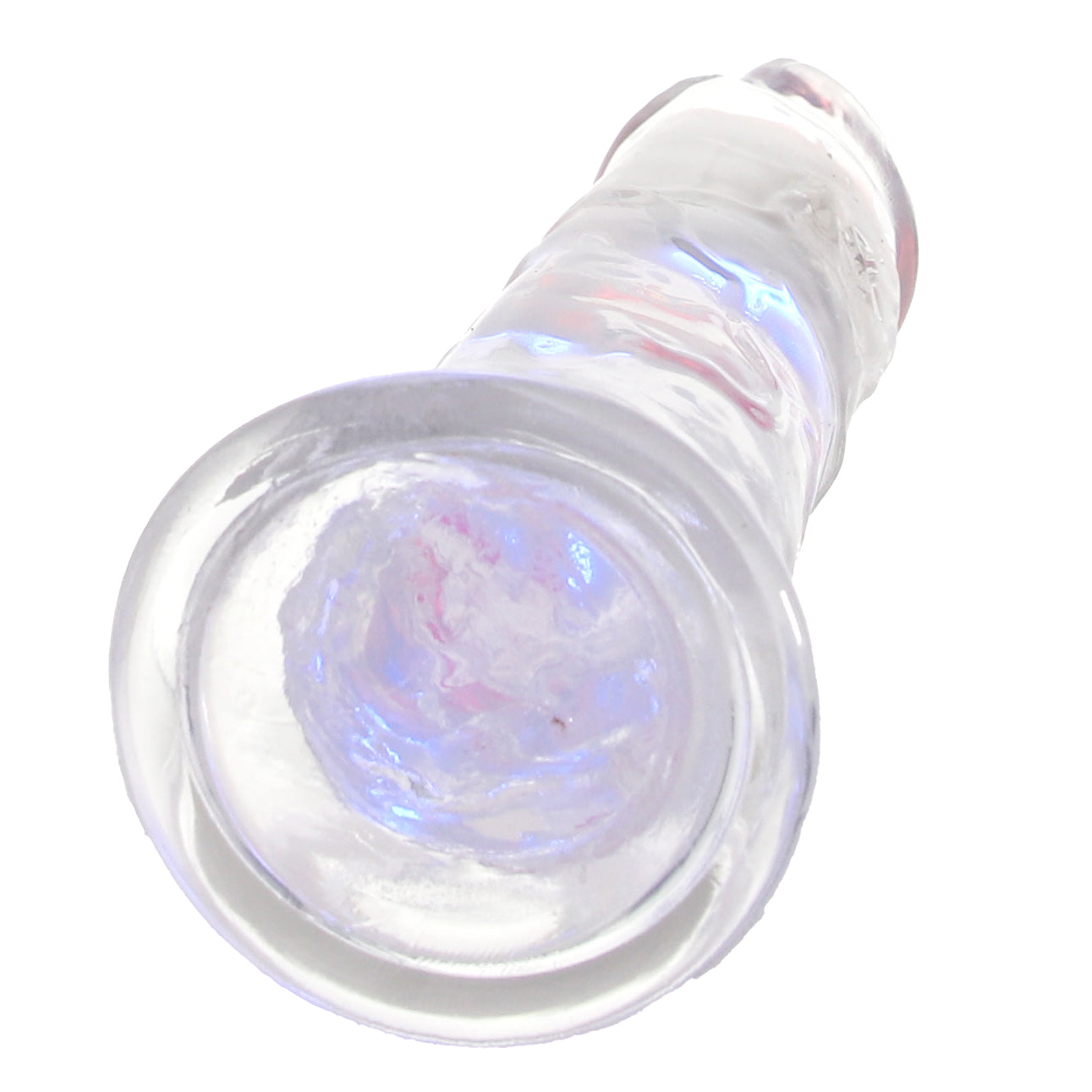 RealRock 8 Inch Light Up Vibrating Dildo PinkCherry RealRock 8 Inch Light Up Vibrating Dildo PinkCherry