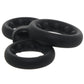 Rock Solid Triple Stamina Ring with Metal Beads