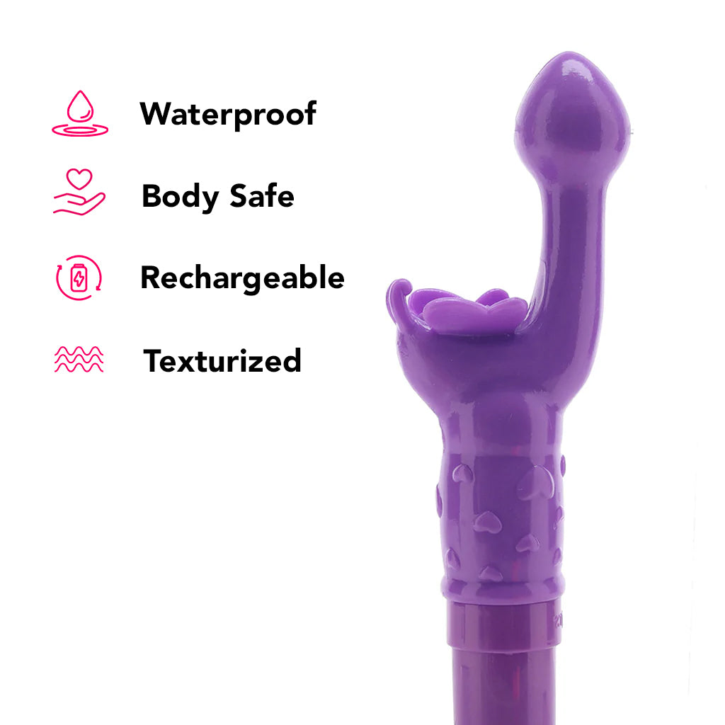Rechargeable Butterfly Kiss Vibe in Purple PinkCherry Rechargeable Butterfly Kiss Vibe in Purple PinkCherry