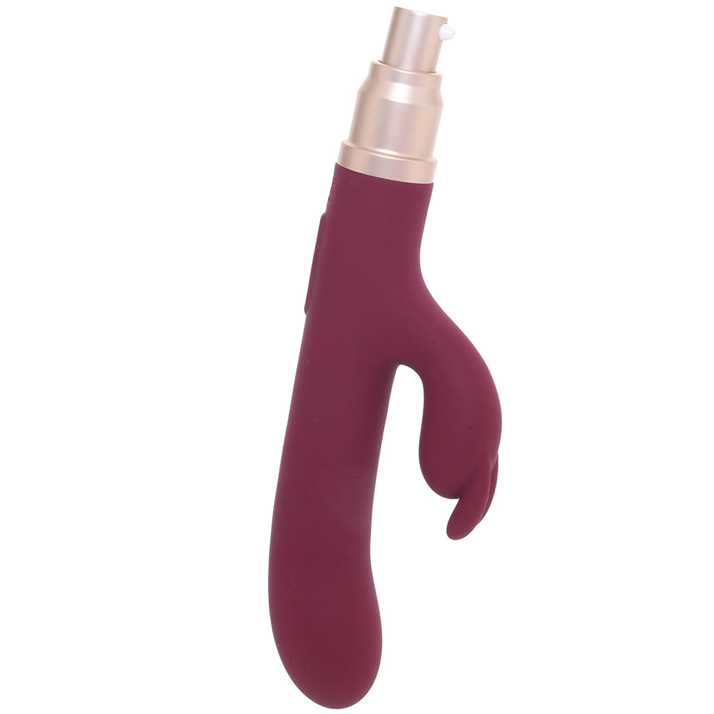 Loveline The Traveler Rabbit Vibe in Burgundy PinkCherry Loveline The Traveler Rabbit Vibe in Burgundy PinkCherry