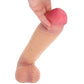 LoveBotz 12 Inch Cock Lock Dildo with Balls in Light
