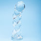 Clarity Seraphic Braid Glass Dildo